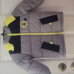 IEXTREME BOYS WINTER COAT: GRAY/YELLOW: GUC: SZ 24 MTH